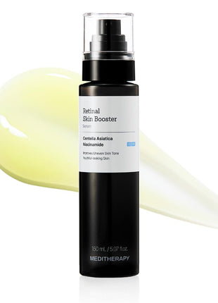 MEDITHERAPY Retinal Skin Booster Serum | Retinaldehyde, Niacinamide Anti-Aging Serum - K-Beauty Facial Serum for Fine Lines, Firming & Radiance | Hydrating Face Serum All Skin Types, 5.07 fl oz