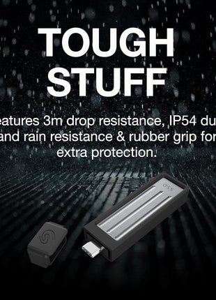 Seagate Ultra Compact 1TB, Portable SSD, 1000MB/s, USB-C, USB 3.2 Gen2, IP54 Water Dust and 3m Drop Resistant, Windows/Mac/iPhone/iPad/Android Phone/Tablet/PS4/PS5/Xbox Compatibility (STMX1000400)