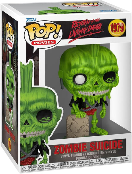 Funko POP! Movies: Return of the Living Dead - Zombie Suicide | Official Merch - Collectable Vinyl Figurine for Shelf Display - Birthday Gift Idea for Fans and Collectors