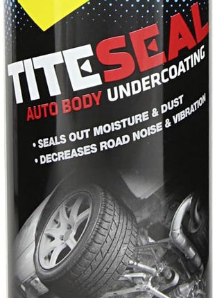 TITESEAL by GUNK T1617R-12PK Rubberized Auto Body Undercoating - 16 oz., (Case of 12)