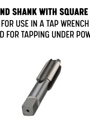 Drill America 1/4 inch-20 UNC High Speed Steel Tap Set