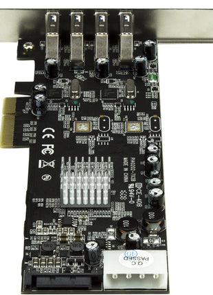 StarTech.com 4-Port USB 3.0 PCI Express Card Adapter - PCIe SuperSpeed USB 3.0 Expansion Card w/ 2 Dedicated 5Gbps Channels (PEXUSB3S42V)