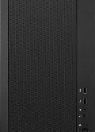 MSI MAG Forge 321R Airflow - Premium Mid-Tower Gaming PC Case - Tempered Glass Side Panel - ARGB 120mm Fans - Liquid Cooling Support up to 360mm Radiator - Vented Front Panel