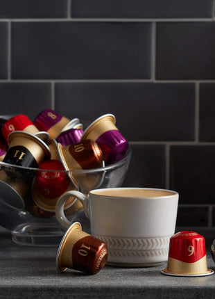 Peet's Coffee, Dark and Medium Roast Espresso Capsules Variety Pack, Compatible with Nespresso Original Machine, 100% Arabica Coffee - Intensity 8-11, 40 Count (4 Boxes of 10 Espresso Capsules)