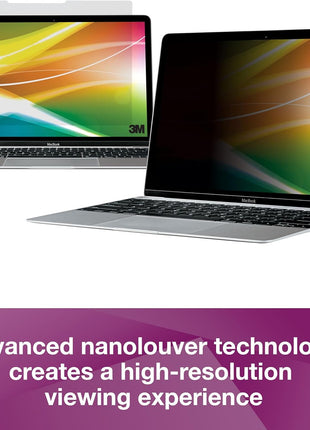 3M Bright Screen Privacy Filter for Apple MacBook Air 13 M2-M3