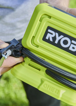 Ryobi - 18 V One+ 11 Bar Wireless Compressor - Tyre and Ball Inflation - Comes with 3 Tips (without Battery) - RPI18