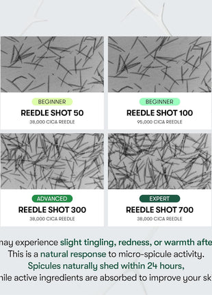 VT COSMETICS CICA Reedle Shot 300, Advanced Night Exosome, Microneedling Serum, Centella Asiatica, Hyaluronic Acid, Propolis, Soft Skin, Regeneration, Glass Skin, Korean Skin Booster 1.69Fl Oz (50ml)