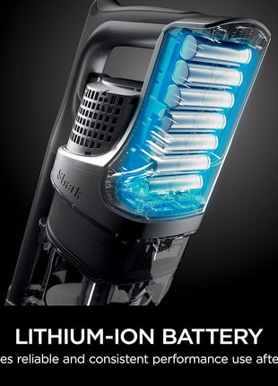 Shark IZ462H Vertex Ultra Lightweight Cordless Stick Vacuum with DuoClean PowerFins, Crevice, Pet Multi Tool, Anti Allergen, Brush, Removable Handheld, Flex, 60 min Runtime, Blue, MultiFLEx