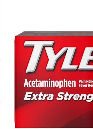 Tylenol Extra Strength Pain Relief Pills, Acetaminophen 500mg Caplets, Pain Reliever and Fever Reducer Medicine for Headache, Backache, Toothache & Minor Arthritis, 100 Count Bottle
