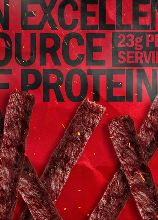 Jack Link's Beef Steak, Original - Protein Snacks, Jerky Meat Snack with 23g of Protein, Made with 100% Beef, Individually Wrapped Bulk Snack Pack, Keto Friendly - 2 Oz. (12 Count)