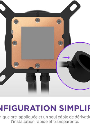 NZXT Kraken Plus 240 – AIO CPU Liquid Cooler – 240mm Radiator – 2 x F120P Fans – Customizable 1.54 inch Square LCD – AMD® AM5, AM4 – Intel® LGA 1851/1700, 1200/115X – Black