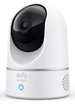 eufy Security Indoor Cam E220, Dog/Pet Camera, Pan and Tilt | 2K Wi-Fi Plug-in, Motion Tracking and Alerts, Night Vision, HomeBase 3/Mini/Prof S1 Compatible, Voice Assistant Support