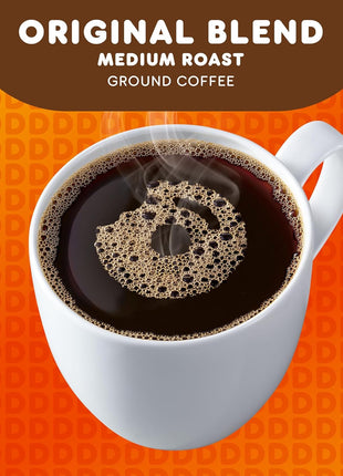 Dunkin' Original Blend Medium Roast Coffee, Keurig K-Cup Pods, 60 Count | 6 boxes of 10 single serve coffee pods each, Rich & smooth flavor, Made with arabica coffee, Shelf stable, SNAP EBT eligible