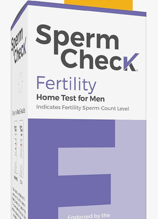 SpermCheck Fertility Sperm Count Test for Men, at Home Sperm Test, Easy to Read Results, Over 98% Accurate
