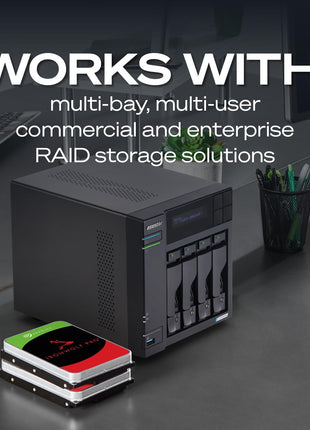 Seagate IronWolf Pro 24TB Enterprise NAS Internal HDD Hard Drive 鈥?CMR 3.5 Inch SATA 6Gb/s 7200 RPM 512MB Cache for RAID Network Attached Storage, Rescue Services (ST24000NT002)