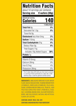 NILLA Wafers Cookies, Vanilla Wafers, Family Size, 15 oz