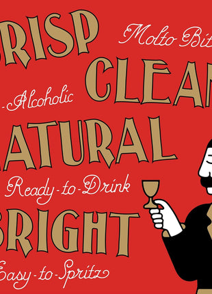 Lapo's Negroni Non Alcoholic Canned Mocktail, Lightly Sparkling, 4ct | Bittersweet Zero Proof Negroni, Non-Alcoholic Spirits Alternative, Mocktail Beverages