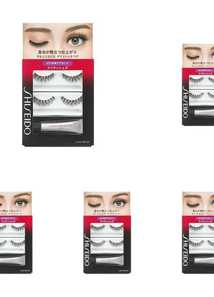 Shiseido Eyelashes V3 Set of 2, Adhesive, 0.1 oz (3.3 g) x 5