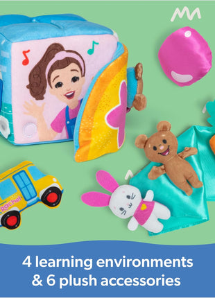 Ms. Rachel Surprise Learning Box with 6 Educational & Developmental Toys | 6 Soft Accessories & Interactive Scenes, Develops Fine Motor Skills, Baby Toys for Girls & Boys Ages 3 Months to 2+