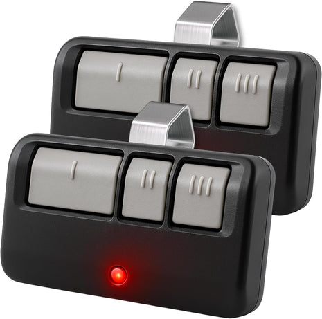 2X for LiftMaster Chamberlain Craftsman Universal Garage Door Opener Remote | 3-Button Garage Clicker Replacement for 893LM, 893MAX, 891LM, 371LM, 373LM, 971LM, 973LM, Extra-long Range, Self-Programming