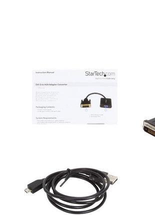 DVI-D to VGA Active Adapter Converter Cable - 1080p
