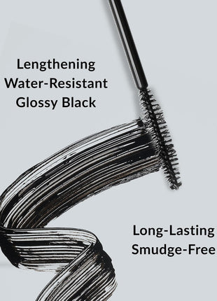 DHC Perfect Pro Double Protection Mascara, Tubing Mascara, Water Resistant | Lengthening, Long-Wearing, Smudge-Resistant, Black