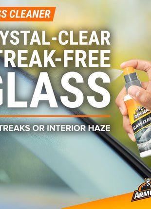 Armor All Car Wash and Car Interior Cleaner Kit, Includes Towel, Tire Foam, Glass Spray, Protectant Spray and Cleaning Spray, Multicolor, 5 Count (Pack of 1)