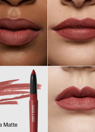 HAUS LABS BY LADY GAGA Le Monster Lip Crayon Mocha Matte & ENTEL Aloe vera Sheet Masque (BONUS)