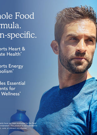 Garden of Life Once Daily Whole Food Multivitamin for Men, Organic Mens Vitamins & Minerals, Vitamin C, Zinc, Vegan, for Health & Well-Being, 60 Tablets | Organic Mens Vitamins & Minerals, Vitamin C, Zinc, Vegan, For Health & Well-Being, Whole Food