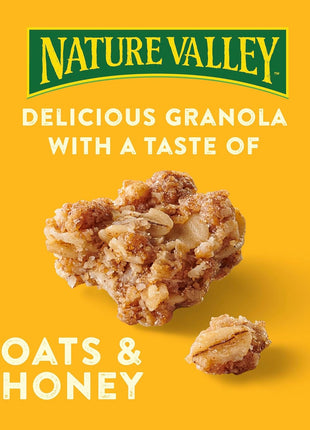Nature Valley Crunchy Granola, Oats and Honey, Resealable Snack Pouch, Family Size, 24 oz