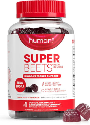 HumanN Memory + Focus Chews & Heart Gummies Zero Sugar
