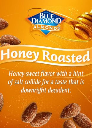 Blue Diamond Almonds Honey Roasted Snack Almonds, Honey Roasted, 1 Pound (Pack of 1)