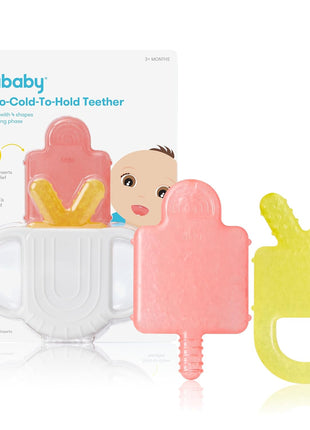 Frida Baby Silicone Teething Toys, 4-in-1 Teether for Babies & Infants, Teething Relief for 0-18 Months, Not-Too-Cold-to-Hold Baby Teether, BPA-Free