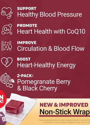 Bundle of Force Factor Total Beets Ultimate Heart Health Blood Pressure Support Chews with CoQ10, Beet Root Powder, Grape Seed Extract, Blood Pressure Supplement for Circulation & Blood Flow, 60 Soft