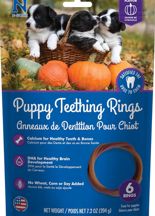 N-Bone Puppy Teething Ring Chicken Flavor (1 Pack Of 6 Rings) (113048)