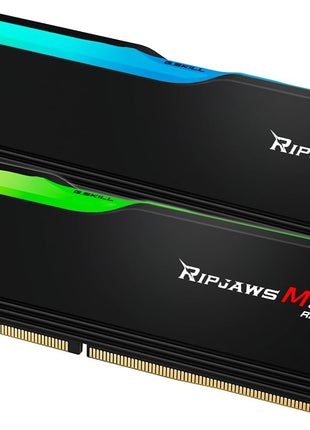 G.SKILL Ripjaws M5 RGB Series DDR5 RAM (Intel XMP 3.0) 32GB (2x16GB) 6800MT/s CL34-45-45-108 1.40V Desktop Computer Memory U-DIMM - Matte Black (F5-6800J3445G16GX2-RM5RK)