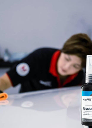 CARPRO DQUARTZ GForce Glass Coating - Windshield & Window Rain Repellent Glass Treatment Sealant Ceramic Coating for Crystal-Clear Vision - Super Durable Hydrophobic Slickness - (10mL w/Eraser)