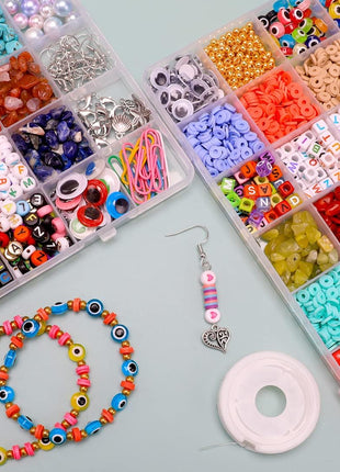 IOOLEEM 28 Grids Plastic Bead Organizer Box, Organizer Container Storage Box, Dividers for bead arts and crafts.