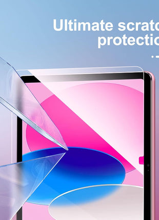 NEW'C 2 Pack Designed for iPad (A16) 11th Generation 2025, iPad 10th Generation 10.9 inches 2022 Screen Protector Tempered Glass, Bubble Free, Ultra Resistant (Easy Installation Frame)