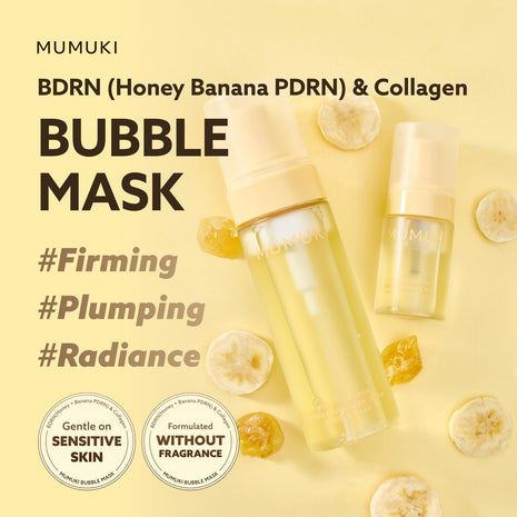 Honey Banana BDRN Bubble Mask | Hydrating & Exfoliating Skin Booster Toner with Plant PDRN, Panthenol & Hyaluronic Acid | Korean Skincare, 5.07 fl oz