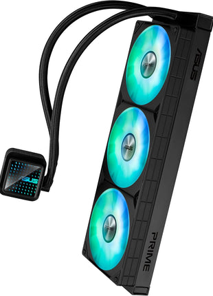 ASUS Prime LC 360 ARGB All-in-one AIO CPU Liquid Cooler AMD: AM5 & AM4 Intel: LGA 1851, 1700, 1200, 115x Specially Designed CPU Contact Area, Infinity Mirror, pre-Installed ARGB Fans, 6 Year Warranty
