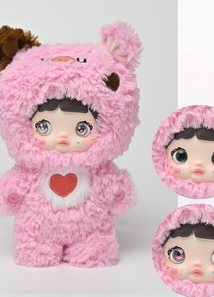 BEEMAI Nommi Loveliness Never Ends Series Plush Blind Box 1PC (1 of 7 Possible Styles) Cute Figures Collectible Toys Birthday Gifts