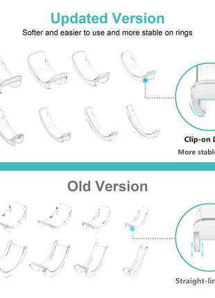 Invisible Ring Size Adjuster for Loose Rings Ring Adjuster Fit Any Rings, Assorted Sizes of Ring Sizer
