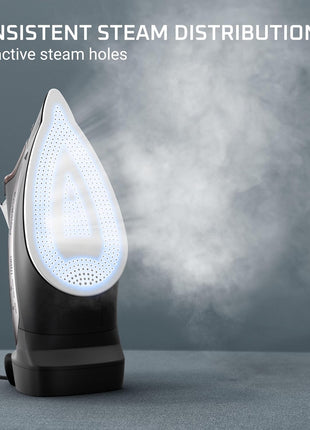 Rowenta AccessSteam Cordreel Steam Iron for Clothes, Anti-Drip Protection, Clothes Iron with Steamer, DW2459U1