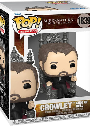 Funko Pop! TV: Supernatural - Crowley King of Hell - Collectable Vinyl Figure - Gift Idea - Official Merchandise - Toys for Kids & Adults - TV Fans - Model Figure for Collectors and Display