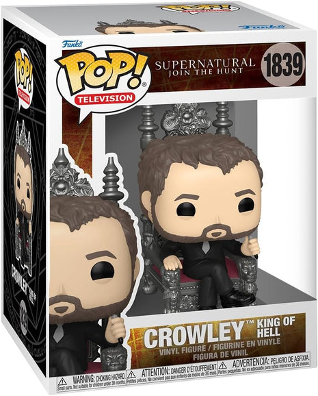 Funko Pop! TV: Supernatural - Crowley King of Hell - Collectable Vinyl Figure - Gift Idea - Official Merchandise - Toys for Kids & Adults - TV Fans - Model Figure for Collectors and Display