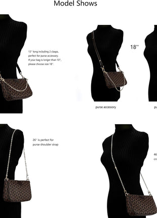 Mini Copper Purse Chain Shoulder Crossbody Strap Bag Accessories Charm Decoration
