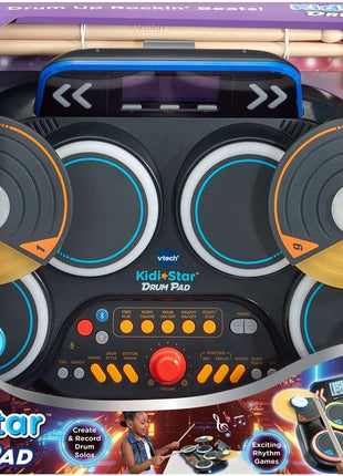 VTech Kidi Star Drum Pad, Black
