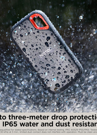 SANDISK 1TB Extreme Portable SSD - Up to 1050MB/s, USB-C, USB 3.2 Gen 2, IP65 Water and Dust Resistance, Updated Firmware - External Solid State Drive - SDSSDE61-1T00-G25