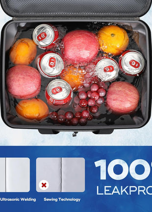 Maelstrom Soft Sided Cooler Bag, 30/40 Can Collapsible Insulated Ice Chest, Large Leakproof Portable Storage for Camping, Travel, Kayaking & Beach